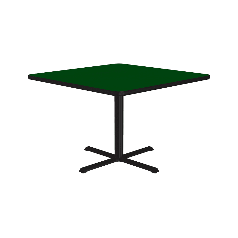 Correll 36" Square Dining Height Table - Laminate, Green (BXT36S-39-09-09)
