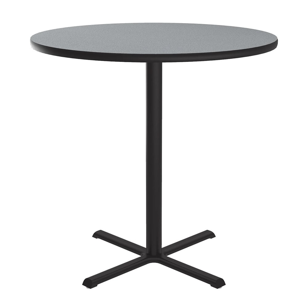 Correll 48" Round Dining Height Table - Laminate, Gray Granite (BXT48R-15-09-09)