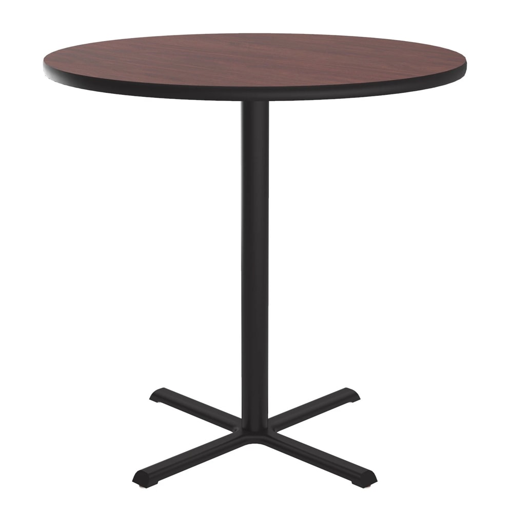 Correll 48" Round Dining Height Table - Laminate, Mahogany (BXT48R-20-09-09)