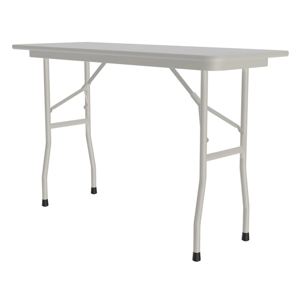Correll 48" Rectangular Folding Table w/ Gray Granite Melamine Top, 29"H (CF1848M-15)