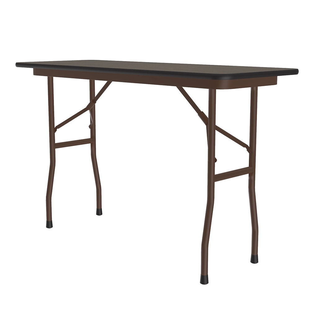 Correll 48" Rectangular Folding Table w/ Walnut Top, 29"H (CF1848PX-01)