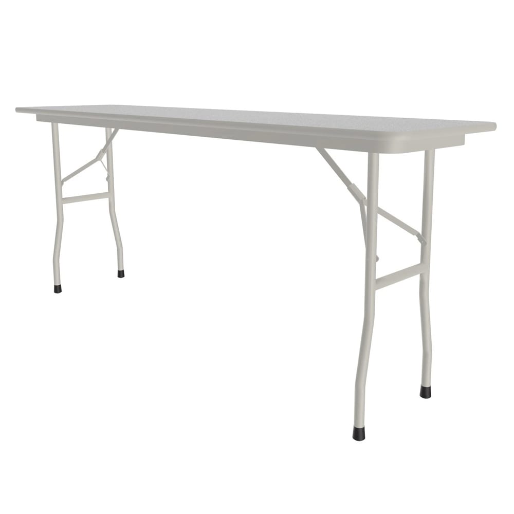 Correll 60" Rectangular Folding Table w/ Gray Granite Melamine Top, 29"H (CF1860M-15)