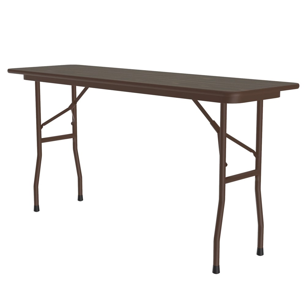 Correll 60" Rectangular Folding Table w/ Walnut Top, 29"H (CF1860PX-01)