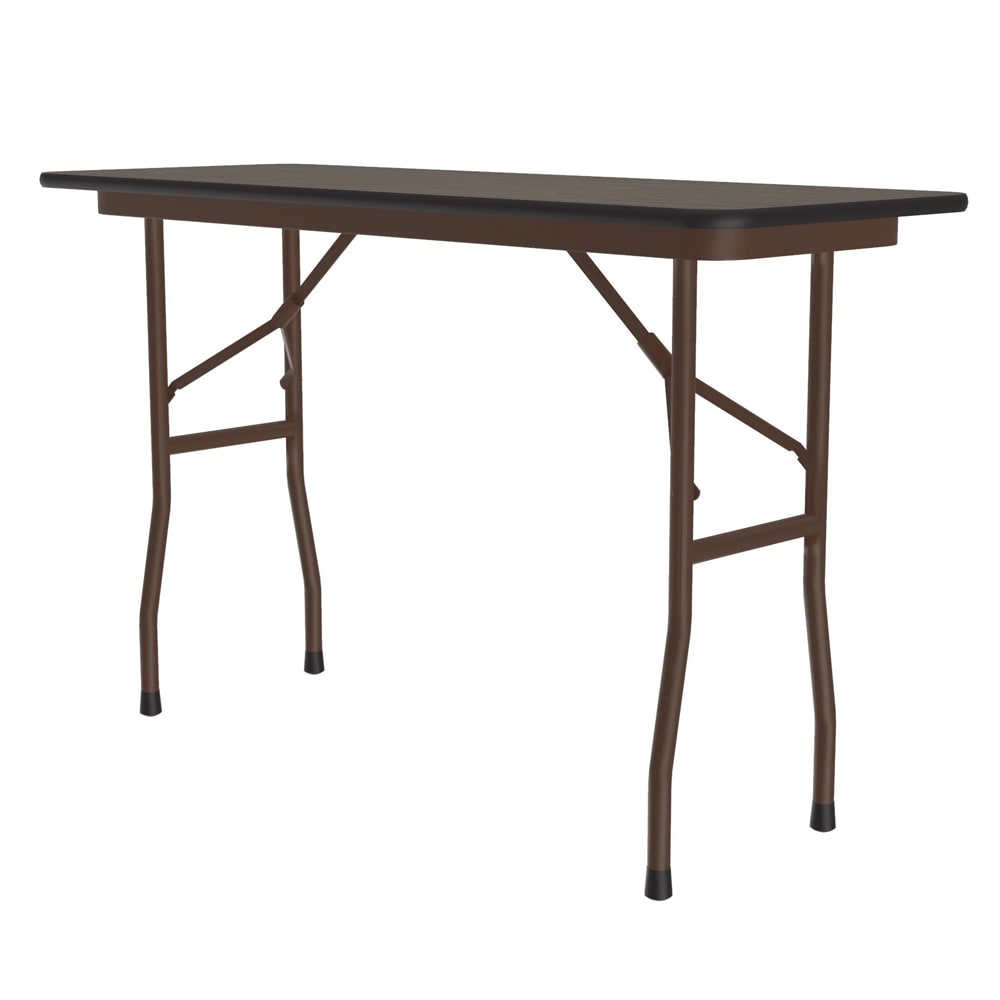 Correll 72" Rectangular Folding Table w/ Walnut Top, 29"H (CF1872PX-01)
