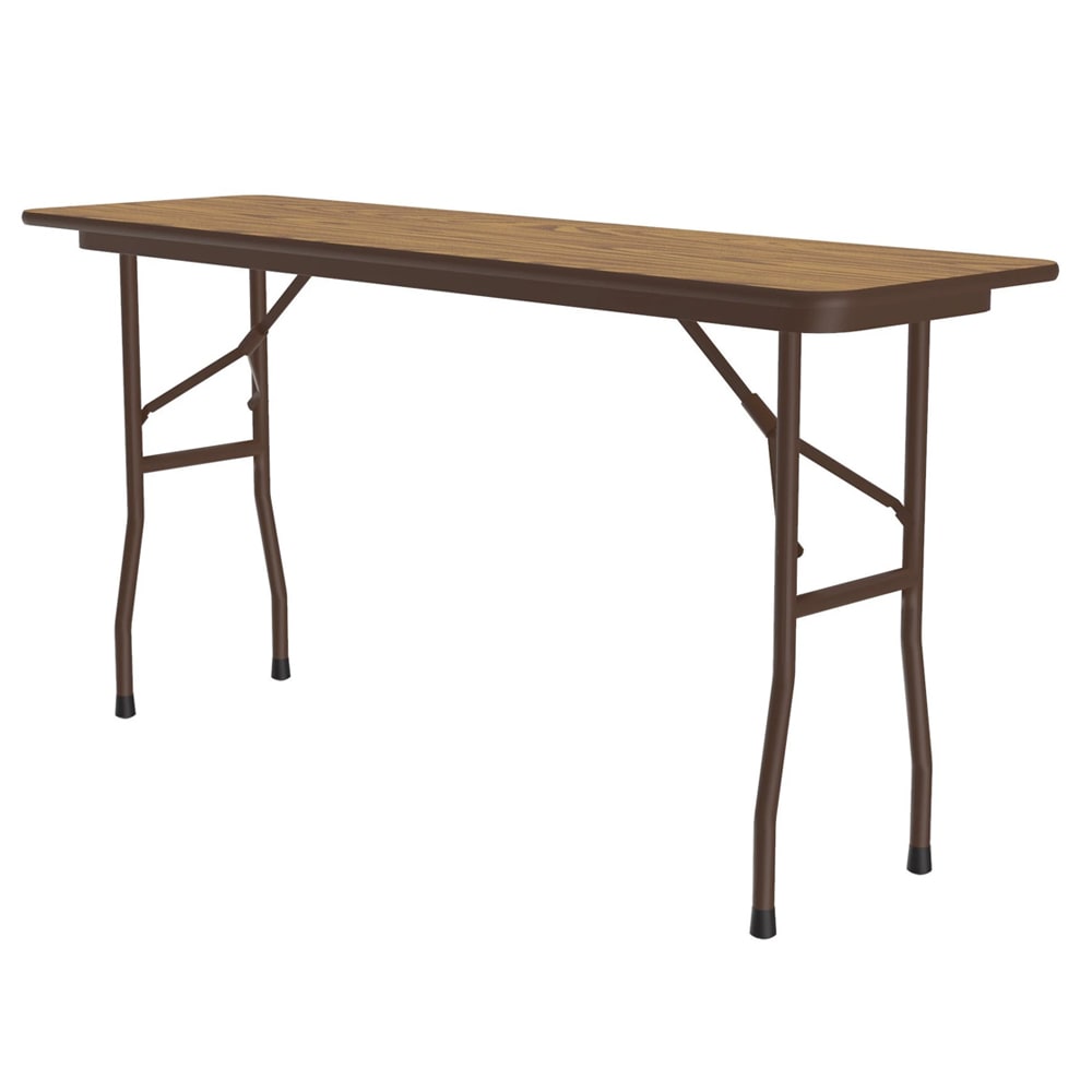 Correll 96" Rectangular Folding Table w/ Medium Oak Top, 29"H (CF1896PX-06)