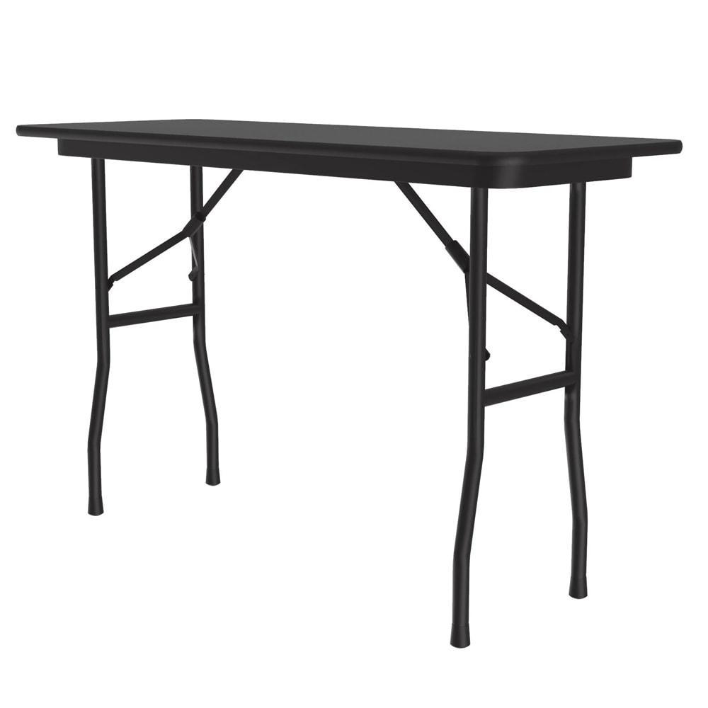 Correll 96" Rectangular Folding Table w/ Black Granite Top, 29"H (CF1896PX-07)
