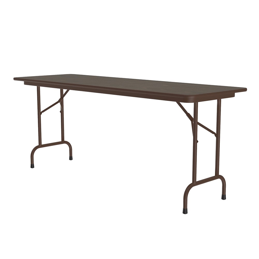 Correll 60" Rectangular Folding Table w/ Walnut Top, 29"H (CF2460PX-01)