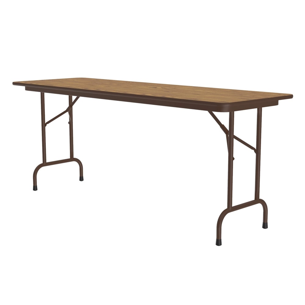 Correll 72" Rectangular Folding Table w/ Medium Oak Top, 29"H (CF2472PX-06)