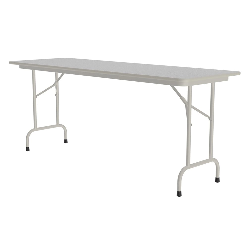 Correll 96" Rectangular Folding Table w/ Gray Granite Melamine Top, 29"H (CF2496M-15)