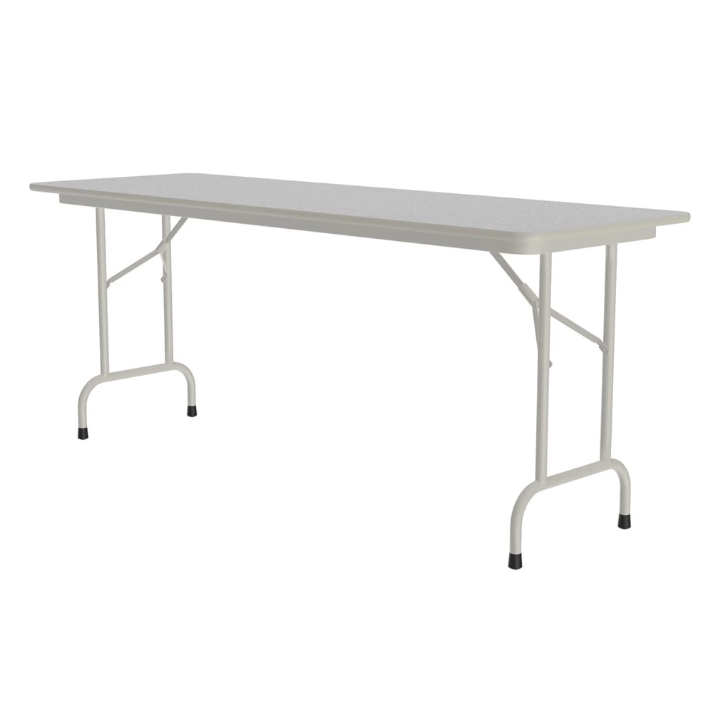 Correll 48" Rectangular Folding Table w/ Gray Granite Melamine Top, 29"H (CF3048M-15)