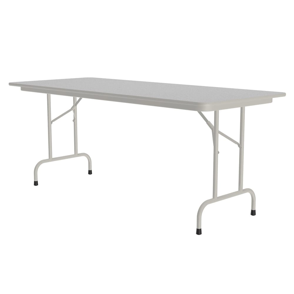Correll 60" Rectangular Folding Table w/ Gray Granite Melamine Top, 29"H (CF3060M-15)