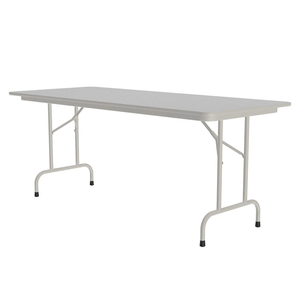 Correll 72" Rectangular Folding Table w/ Gray Granite Melamine Top, 29"H (CF3072M-15)