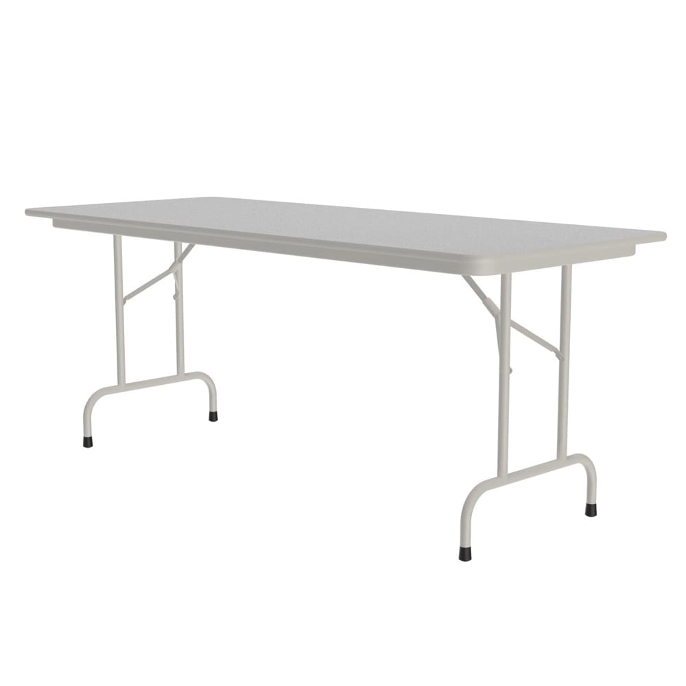 Correll 96" Rectangular Folding Table w/ Gray Granite Melamine Top, 29"H (CF3096M-15)