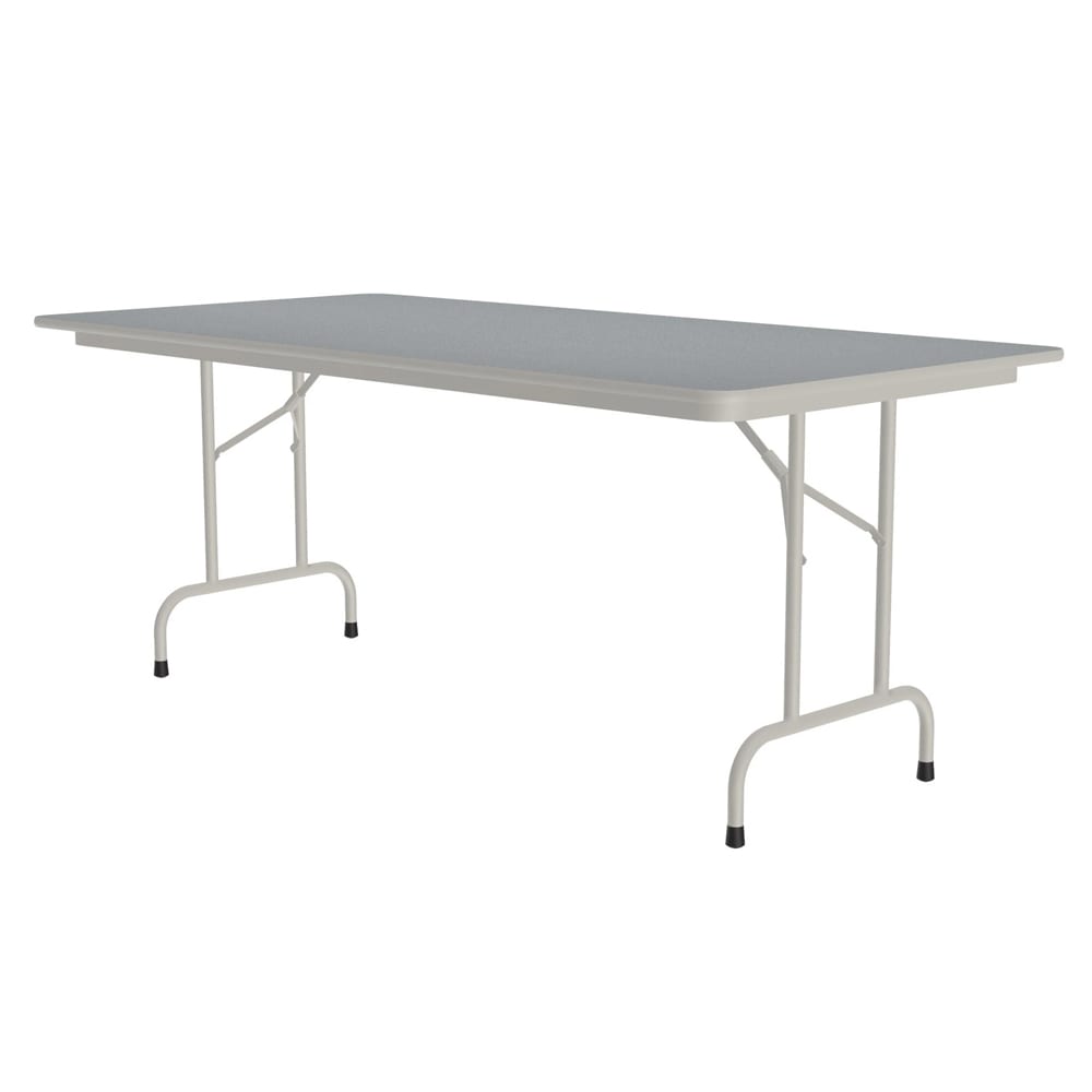Correll 96" Rectangular Folding Table w/ Gray Granite Melamine Top, 29"H (CF3696M-15)