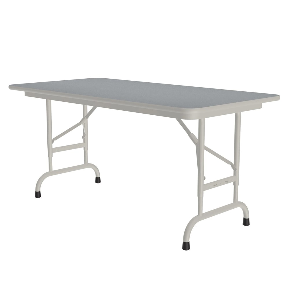 Correll 48" Rectangular Folding Table w/ Gray Granite Top, 32"H (CFA2448PX-15)