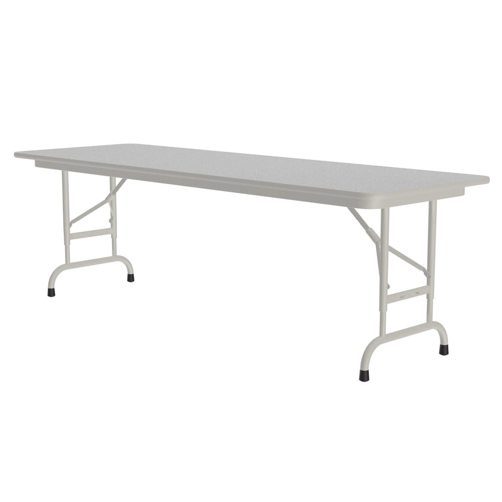 Correll 72" Rectangular Folding Table w/ Gray Granite Melamine Top, 32"H (CFA2472M-15)