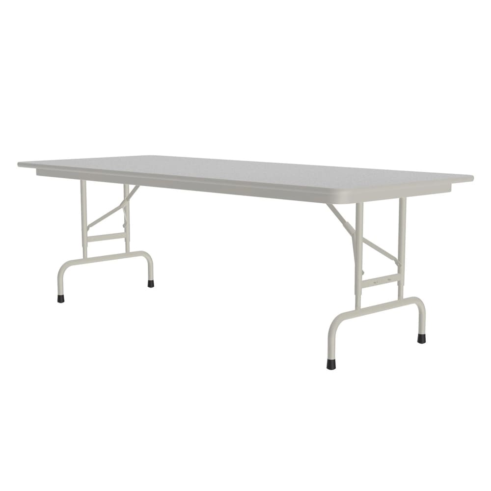 Correll 96" Rectangular Folding Table w/ Gray Granite Melamine Top, 32"H (CFA3096M-15)