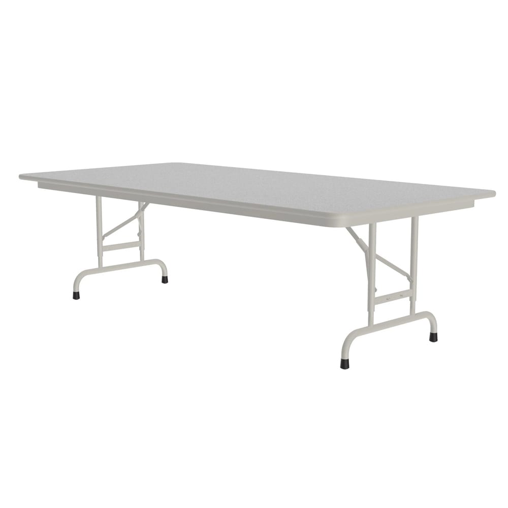 Correll 72" Rectangular Folding Table w/ Gray Granite Melamine Top, 32"H (CFA3672M-15)