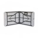 Correll 72" Rectangular Folding Table w/ Gray Granite Plastic Top, 29"H (CP3072FM-23) thumbnail 3