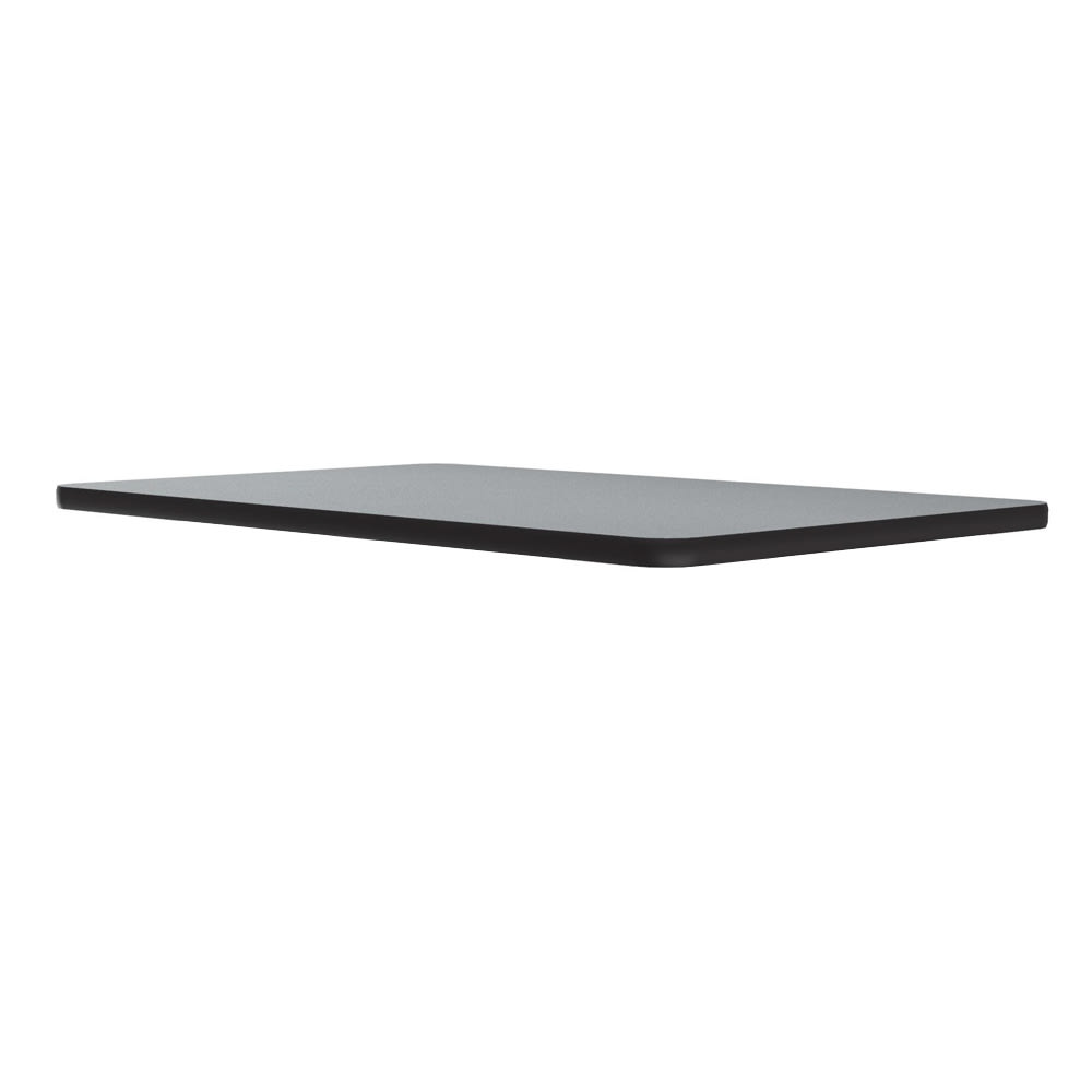 Correll Cafe Breakroom Table Top, 1 1/4" High Pressure, 30 x 42", Gray Granite (CT3042-15-09)