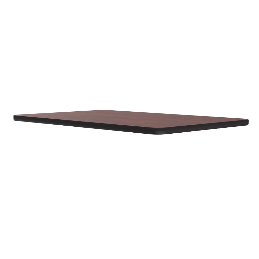 Correll Cafe Breakroom Table Top, 1 1/4" High Pressure, 30 x 48", Mahogany (CT3048-20-09)