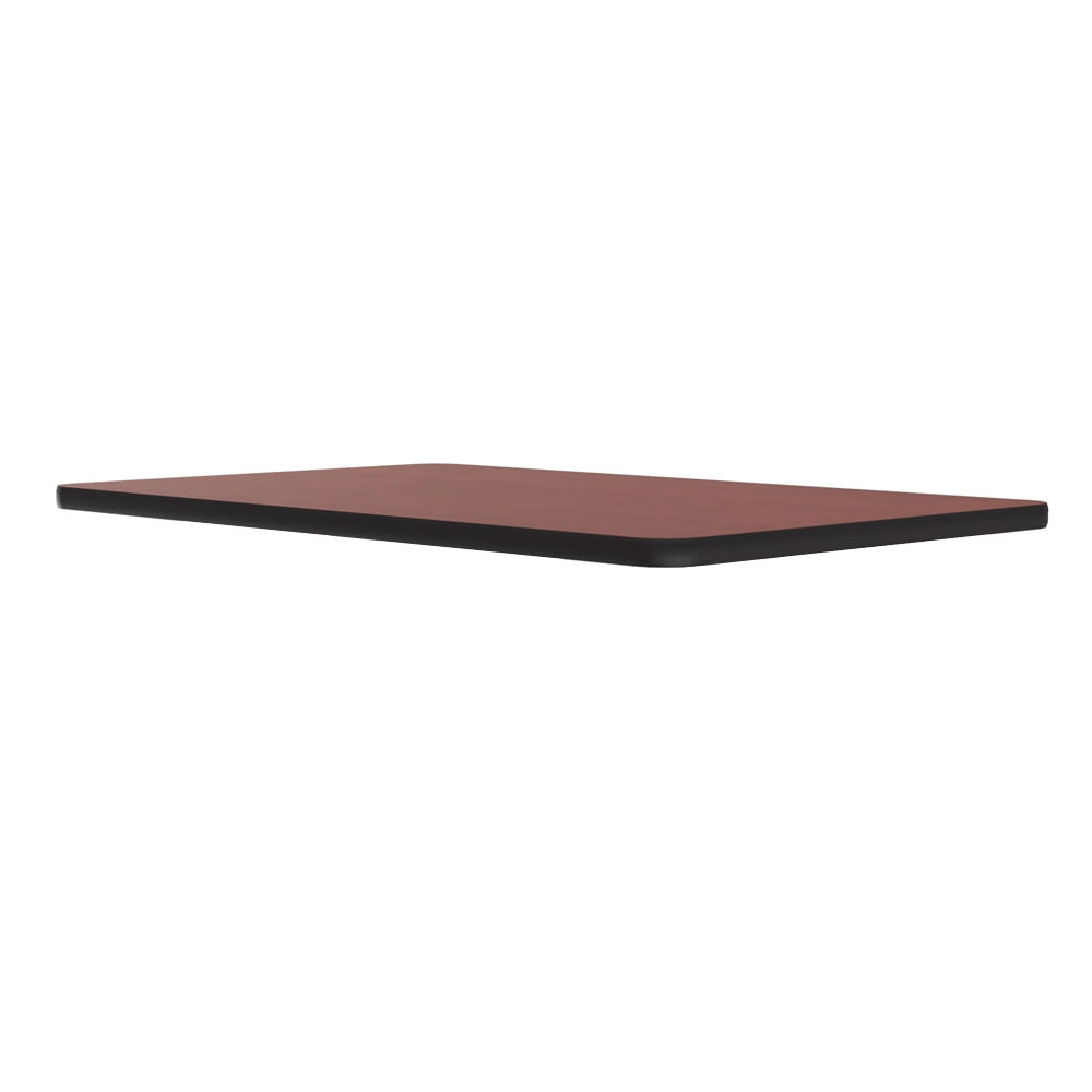 Correll Cafe Breakroom Table Top, 1 1/4" High Pressure, 30 x 48", Cherry (CT3048-21-09)