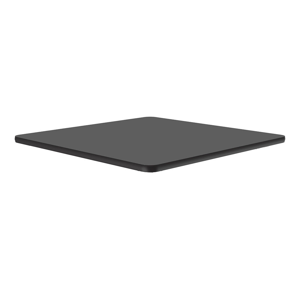 Correll 36" Square Cafe Breakroom Table Top, 1 1/4" High Pressure, Black Granite (CT36S-07-09)