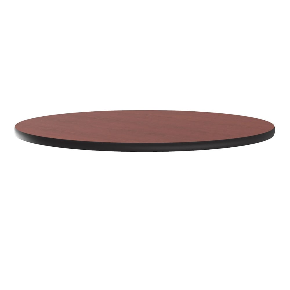 Correll 48" Round Cafe Breakroom Table Top, 1 1/4" High Pressure, Cherry (CT48R-21-09)