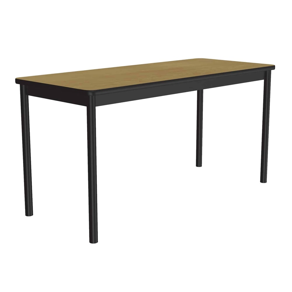 Correll Economical Lab Table w/ Wear Resistant Surface T Mold Edge 30x48" Fusion Maple (LT3048-16-09-09)