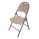 Correll Heavy Duty Injection Molded Folding Chair - Brown Frame, Mocha (RC350-24) thumbnail 8