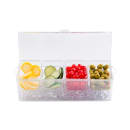 Tablecraft 10006 (4) Compartment Bar Garnish Tray - Flat Hinged Lid thumbnail 2