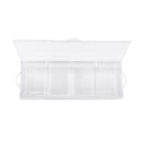 Tablecraft 10006 (4) Compartment Bar Garnish Tray - Flat Hinged Lid thumbnail 5