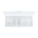 Tablecraft 10007 (5) Compartment Bar Garnish Tray - Flat Hinged Lid thumbnail 4