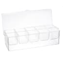 Tablecraft 10007 (5) Compartment Bar Garnish Tray - Flat Hinged Lid thumbnail 8