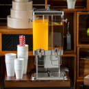 Tablecraft 100125 7 3/4" Wrapped Straws - Paper, Red Striped thumbnail 14