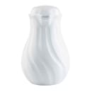 Tablecraft 1001402 40 oz Beverage Server w/ Push Button Lid - Plastic, White thumbnail 5