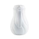Tablecraft 1001402 40 oz Beverage Server w/ Push Button Lid - Plastic, White thumbnail 6