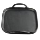 Tablecraft 10047 Melamine Serving Tray w/ Handles - 12 1/4" x 8", Faux Cast Iron thumbnail 3