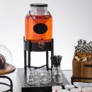 Tablecraft 10090 Industrial Collection™ 2 Gallon Round Glass Beverage Dispenser w/ Ice Core & Infuser - Clear thumbnail 15