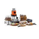 Tablecraft 10090 Industrial Collection™ 2 Gallon Round Glass Beverage Dispenser w/ Ice Core & Infuser - Clear thumbnail 17