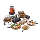 Tablecraft 10090 Industrial Collection™ 2 Gallon Round Glass Beverage Dispenser w/ Ice Core & Infuser - Clear thumbnail 4