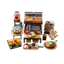 Tablecraft 10090 Industrial Collection™ 2 Gallon Round Glass Beverage Dispenser w/ Ice Core & Infuser - Clear thumbnail 5