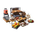 Tablecraft 10090 Industrial Collection™ 2 Gallon Round Glass Beverage Dispenser w/ Ice Core & Infuser - Clear thumbnail 6