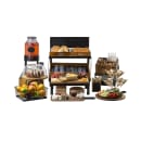 Tablecraft 10090 Industrial Collection™ 2 Gallon Round Glass Beverage Dispenser w/ Ice Core & Infuser - Clear thumbnail 8