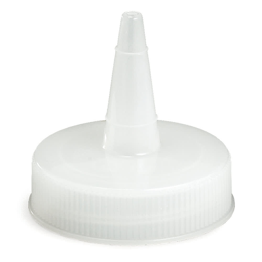 Tablecraft 100TC Squeeze Bottle Top, Cone Shaped, Natural