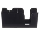 Tablecraft 101 Plastic Bar Caddy w/ (6) Compartments, Black thumbnail 4