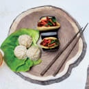 Tablecraft 10254 11" Round Platter - Melamine, Brown thumbnail 5