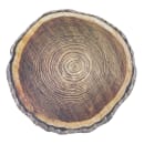 Tablecraft 10255 13" Round Platter - Melamine, Brown thumbnail 2