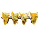 Tablecraft 10279BK Taco Holder - Holds 3 to 4 Tacos, Melamine, Black thumbnail 5