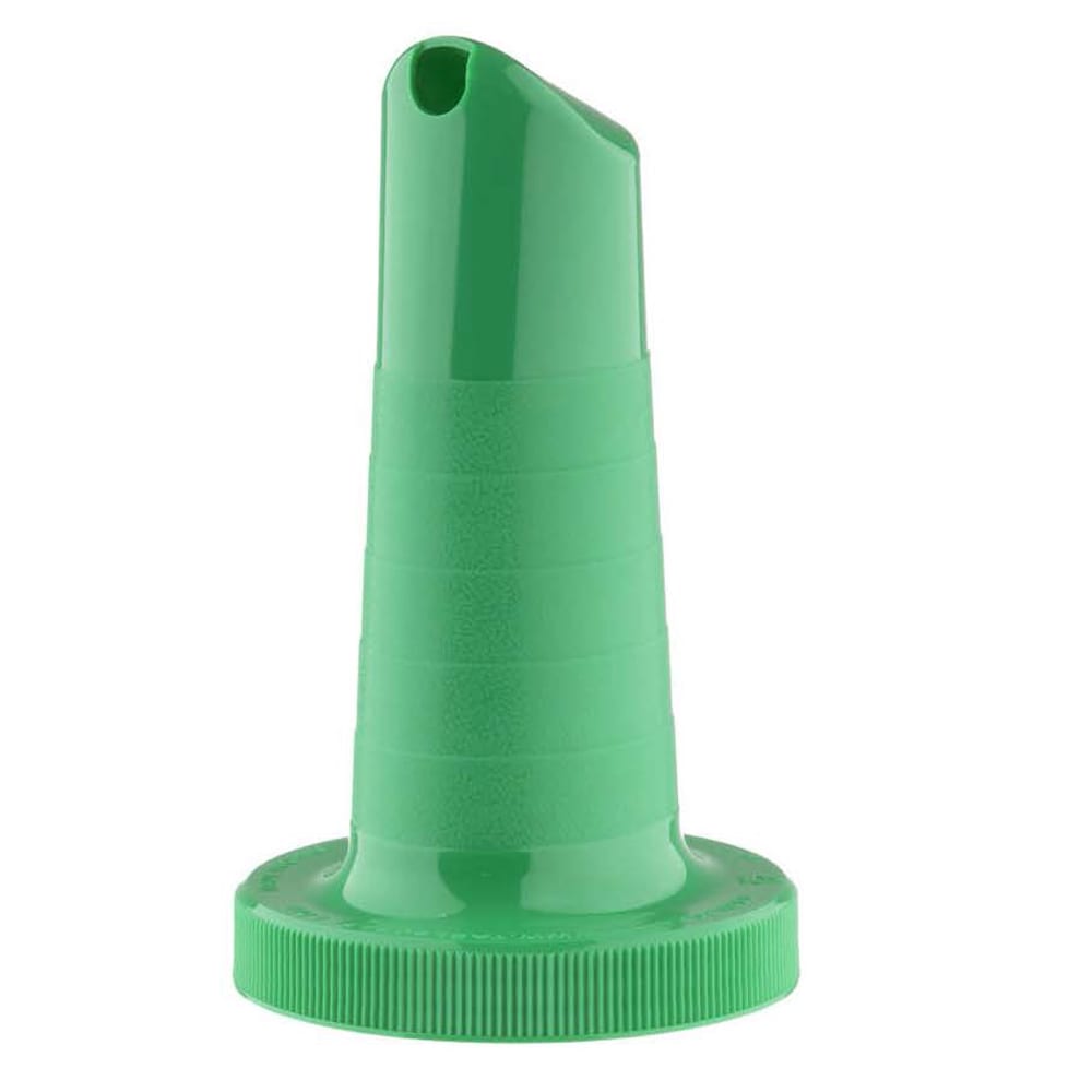 Tablecraft 10286GN Pourmaster® Neck Spout - One Piece, Green